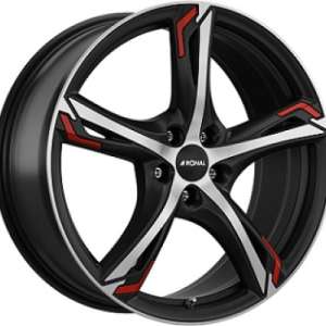 5x100 18x7.5 ET35 RONAL R62 RED