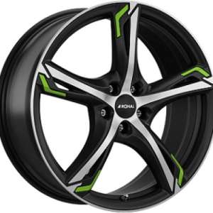 5x112 18x7.5 ET50 RONAL R62 GREEN